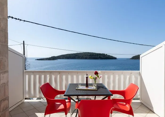 House Ra Ica - One Bedroom With Terrace And Sea View 2 Apartment Molunat